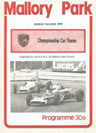 Programme cover of Mallory Park Circuit, 03/06/1979
