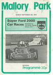 Programme cover of Mallory Park Circuit, 09/09/1979
