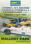 Programme cover of Mallory Park Circuit, 05/05/1980