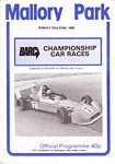 Programme cover of Mallory Park Circuit, 22/06/1980