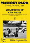 Programme cover of Mallory Park Circuit, 11/03/1984