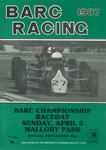 Programme cover of Mallory Park Circuit, 05/04/1987