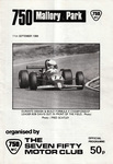 Programme cover of Mallory Park Circuit, 11/09/1988