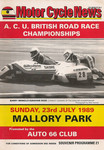 Programme cover of Mallory Park Circuit, 23/07/1989
