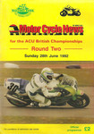 Programme cover of Mallory Park Circuit, 28/06/1992