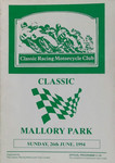 Programme cover of Mallory Park Circuit, 26/06/1994