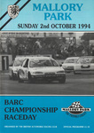 Programme cover of Mallory Park Circuit, 02/10/1994