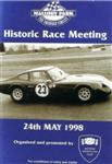 Programme cover of Mallory Park Circuit, 24/05/1998