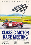 Programme cover of Manfeild Circuit, 10/11/1990