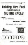 Programme cover of Manfeild Circuit, 22/03/1981