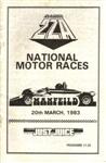 Programme cover of Manfeild Circuit, 20/03/1983