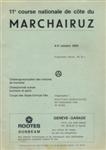Programme cover of Marchairuz Hill Climb, 05/10/1969