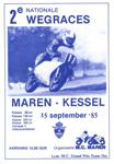 Programme cover of Maren-Kessel, 15/09/1985