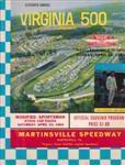 Programme cover of Martinsville Speedway, 22/04/1966
