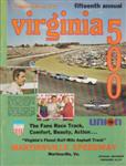 Programme cover of Martinsville Speedway, 26/04/1970