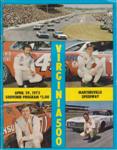 Programme cover of Martinsville Speedway, 29/04/1973