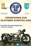 Programme cover of Aussteller-Verzeichnis Mattighofen, 2012