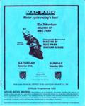 Programme cover of McNamara Park, 28/12/1986