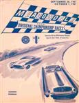 Programme cover of Meadowdale International Raceway, 01/10/1961