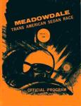 Programme cover of Meadowdale International Raceway, 07/07/1968