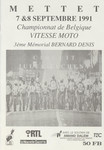 Programme cover of Mettet, 08/09/1991