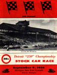 Programme cover of Michigan State Fairgrounds, 09/09/1956