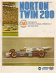 Programme cover of Michigan International Speedway, 18/07/1976