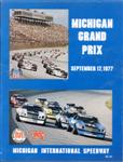 Programme cover of Michigan International Speedway, 17/09/1977