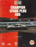 Programme cover of Michigan International Speedway, 20/08/1978