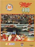Programme cover of Michigan International Speedway, 16/06/1985
