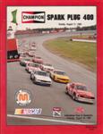 Programme cover of Michigan International Speedway, 11/08/1985