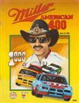 Programme cover of Michigan International Speedway, 15/06/1986