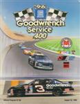 Programme cover of Michigan International Speedway, 18/08/1996