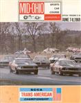 Programme cover of Mid-Ohio Sports Car Course, 08/06/1969