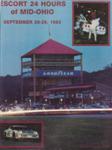 Programme cover of Mid-Ohio Sports Car Course, 29/09/1985