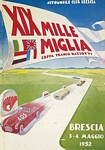 Programme cover of Mille Miglia, 04/05/1952