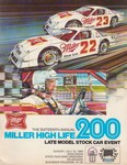 Programme cover of Milwaukee Mile, 10/07/1983