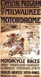 Programme cover of Milwaukee Motordrome, 11/07/1914