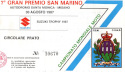 Ticket for Misano World Circuit, 30/05/1987