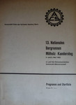 Programme cover of Mitholz-Kandersteg Hill Climb, 06/05/1962