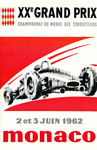 Programme cover of Monaco, 03/06/1962