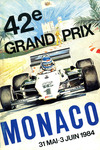 Programme cover of Monaco, 03/06/1984