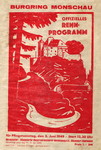 Programme cover of Monschau, 05/06/1949