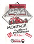 Programme cover of Montage Hill Climb, 06/10/1991