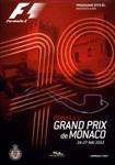 Programme cover of Monaco, 27/05/2012