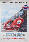 Programme cover of Linas-Montlhéry, 22/10/1961