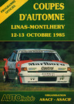 Programme cover of Linas-Montlhéry, 13/10/1985
