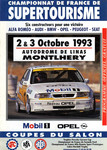 Programme cover of Linas-Montlhéry, 03/10/1993