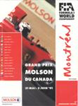 Programme cover of Circuit Gilles Villeneuve, 02/06/1991