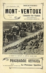 Programme cover of Mt. Ventoux Hill Climb, 15/09/1907